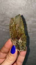 Load image into Gallery viewer, Feather Calcite with Chalcopyrite R