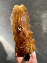 Load image into Gallery viewer, Rutile & Lodolite in Quartz Tower (Large) Y