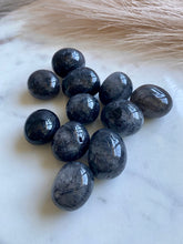 Load image into Gallery viewer, Black Tourmaline in Quartz Tumbles