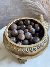 Load image into Gallery viewer, High Quality Black Moonstone & Sunstone Mini Spheres