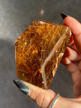 Load image into Gallery viewer, Rutile & Lodolite in Quartz Freeform W