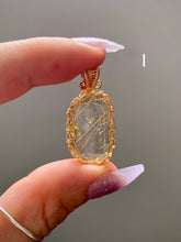 Load image into Gallery viewer, Wire Wrapped Rutile Quartz Pendants