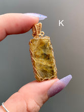 Load image into Gallery viewer, Wire Wrapped Rutile Quartz Pendants