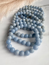 Load image into Gallery viewer, Angelite crystal bracelet, Angelite beaded bracelet, group
