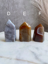 Load image into Gallery viewer, Druzy Agate Towers (A-I)