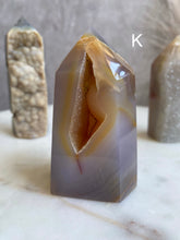 Load image into Gallery viewer, Druzy Agate Towers (J-Q)