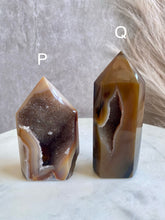 Load image into Gallery viewer, Druzy Agate Towers (J-Q)