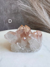 Load image into Gallery viewer, Hematite & Lithium Quartz Clusters (A-D)