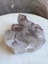 Load image into Gallery viewer, Hematite & Lithium Quartz Clusters (E-G)
