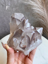 Load image into Gallery viewer, Hematite & Lithium Quartz Clusters (E-G)