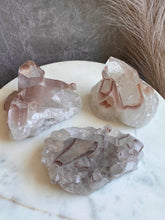 Load image into Gallery viewer, Hematite & Lithium Quartz Clusters (H-J)