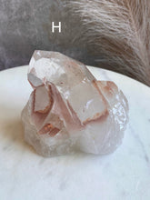 Load image into Gallery viewer, Hematite & Lithium Quartz Clusters (H-J)
