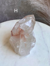 Load image into Gallery viewer, Hematite & Lithium Quartz Clusters (H-J)