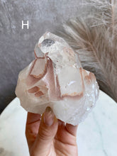 Load image into Gallery viewer, Hematite & Lithium Quartz Clusters (H-J)