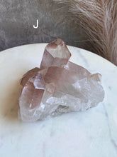 Load image into Gallery viewer, Hematite & Lithium Quartz Clusters (H-J)