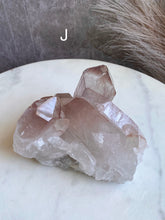 Load image into Gallery viewer, Hematite & Lithium Quartz Clusters (H-J)