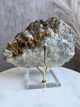Load image into Gallery viewer, Black Pagoda Calcite with Pyrite (XL)
