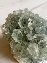 Load image into Gallery viewer, Cuboctohedral Window Fluorite with Diamond Calcite Specimen (Large)