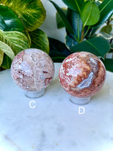 Load image into Gallery viewer, Mexican Pink Lace Agate Spheres (A-F)