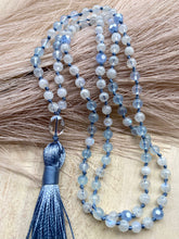 Load image into Gallery viewer, Traditional 108 Bead Mala - Aquamarine (Handmade)