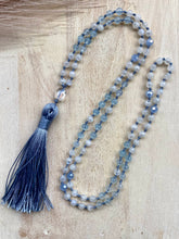 Load image into Gallery viewer, Traditional 108 Bead Mala - Aquamarine (Handmade)