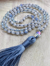 Load image into Gallery viewer, Traditional 108 Bead Mala - Aquamarine (Handmade)