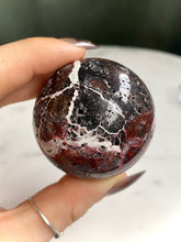 Load image into Gallery viewer, Mexican Red Lace Agate Spheres (I-Q)