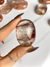 Load image into Gallery viewer, Natural, High Quality Fire Quartz Palm Stones