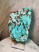 Load image into Gallery viewer, Chrysocolla after Malachite Pseudomorph L (XL)