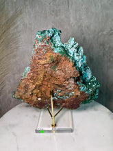 Load image into Gallery viewer, Chrysocolla after Malachite Pseudomorph K (XL)