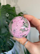 Load image into Gallery viewer, Rare Cobaltoan Calcite Spheres (J-Q)