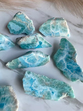 Load image into Gallery viewer, Semi-polished Larimar