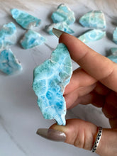 Load image into Gallery viewer, Semi-polished Larimar