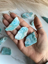 Load image into Gallery viewer, Semi-polished Larimar