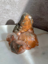 Load image into Gallery viewer, Red Pagoda ‘Benz’ Calcite with Pyrite I
