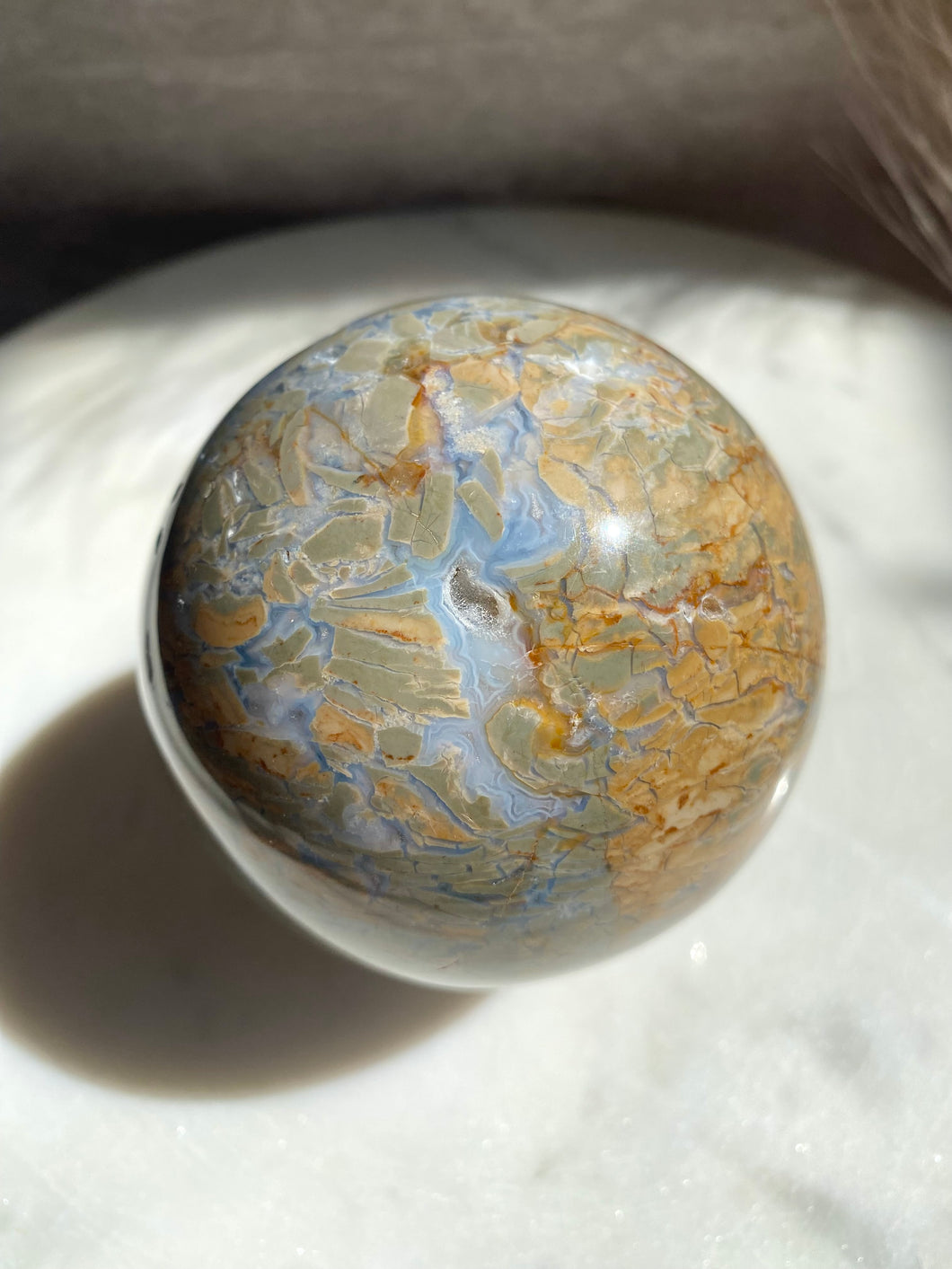 Ibis (Brecciated) Jasper Sphere C (Large)