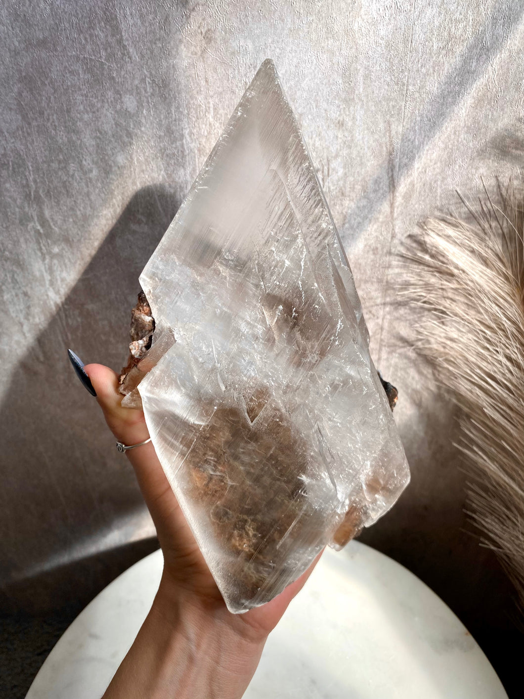 Naica Selenite with Enhydros K (XL)