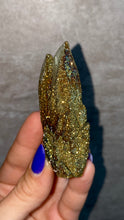 Load image into Gallery viewer, Feather Calcite with Chalcopyrite R
