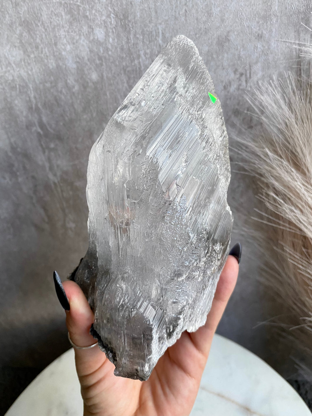 Naica Selenite with Enhydros H (Large)