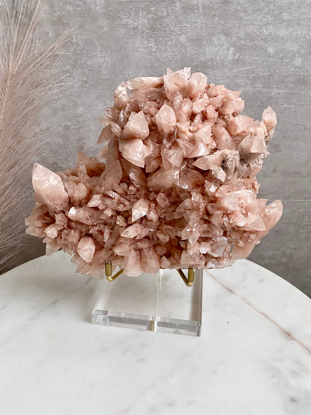 Pink Calcite Cluster R