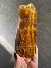 Load image into Gallery viewer, Rutile &amp; Lodolite in Quartz Tower (Large) Y
