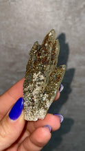 Load image into Gallery viewer, Feather Calcite with Chalcopyrite B
