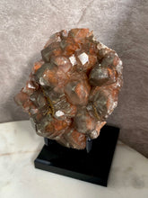 Load image into Gallery viewer, Red Pagoda ‘Benz’ Calcite with Pyrite J
