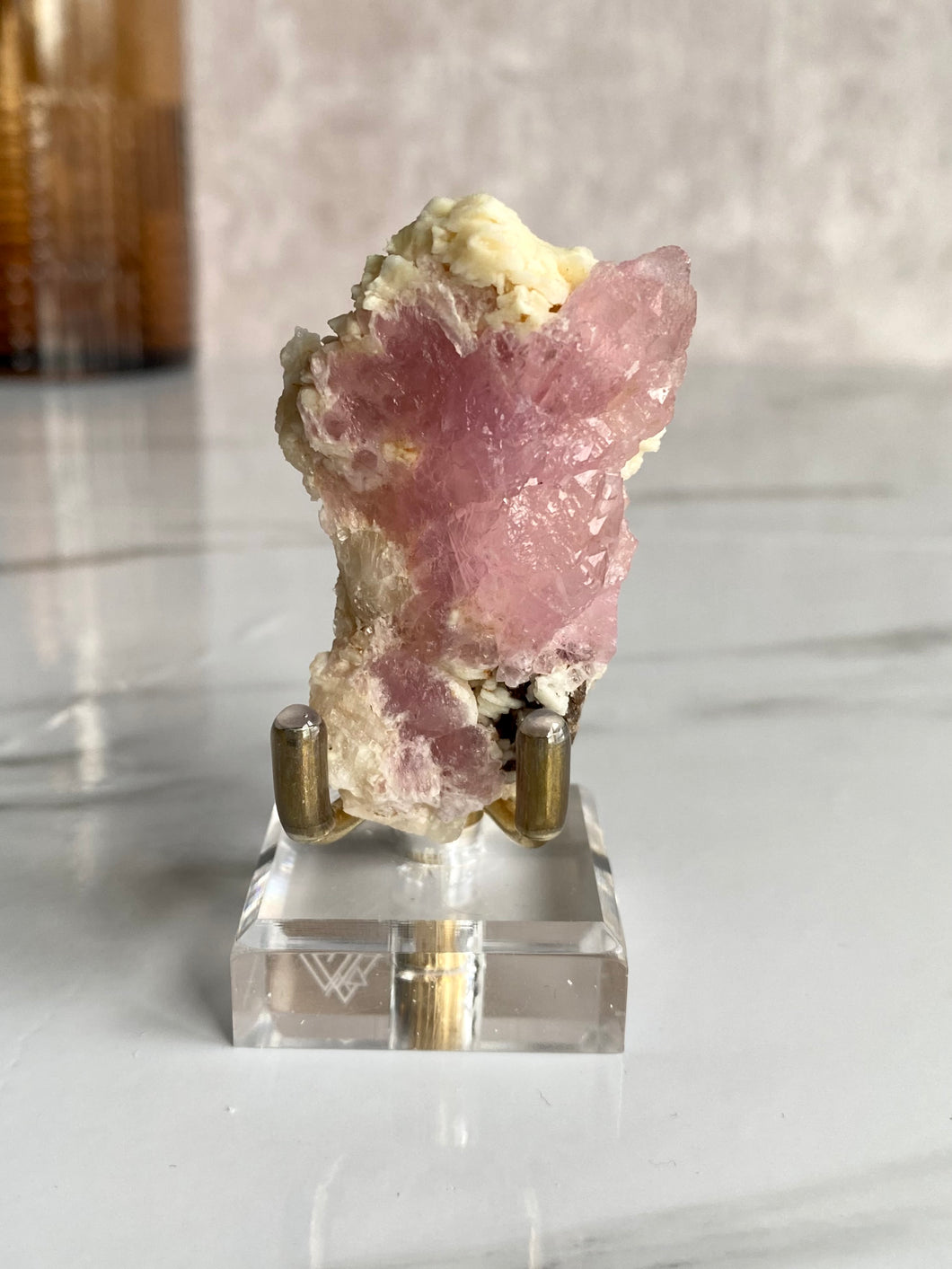 Crystallized Rose Quartz Specimen (II)
