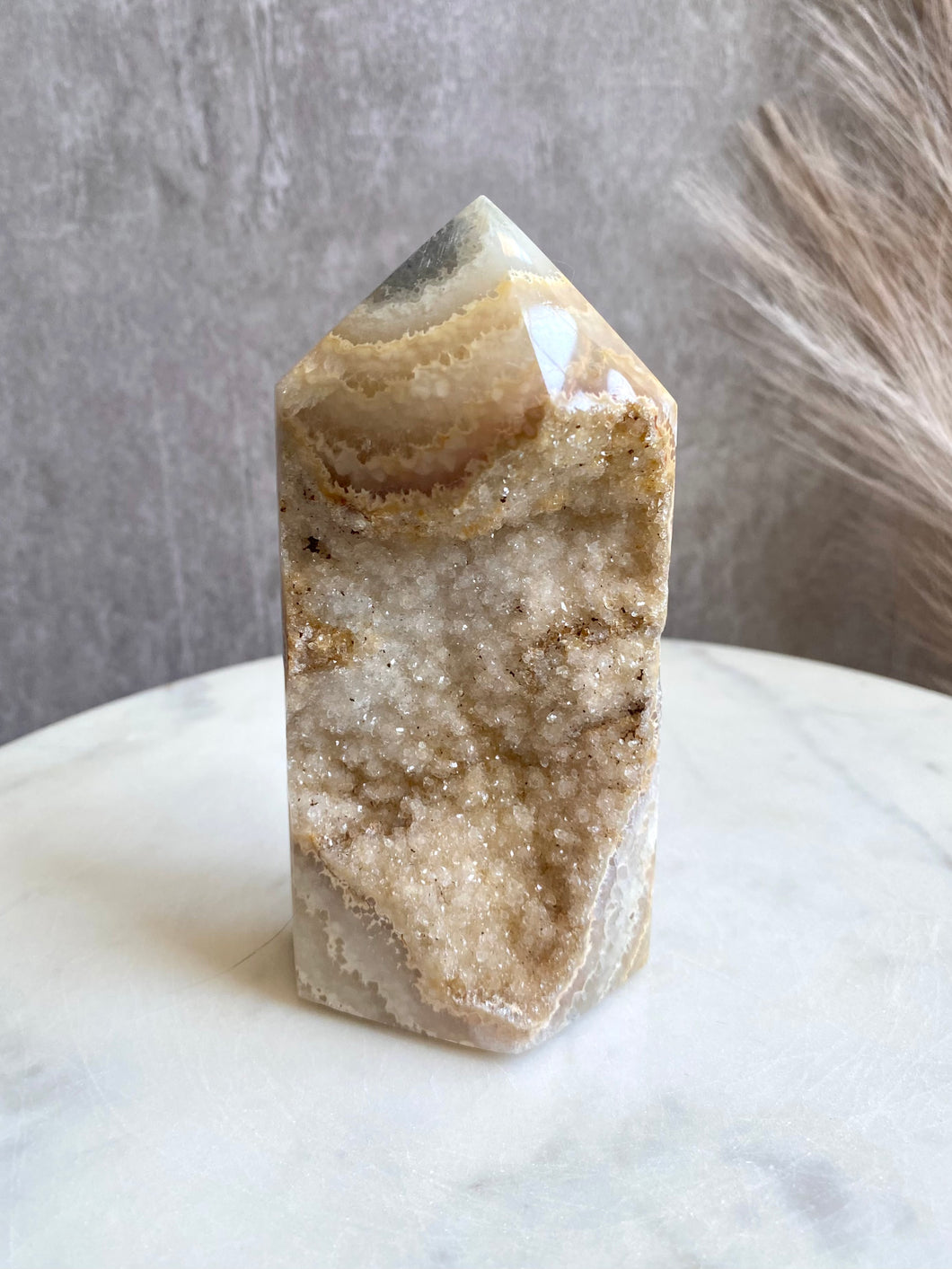Druzy Agate Tower R (Large)