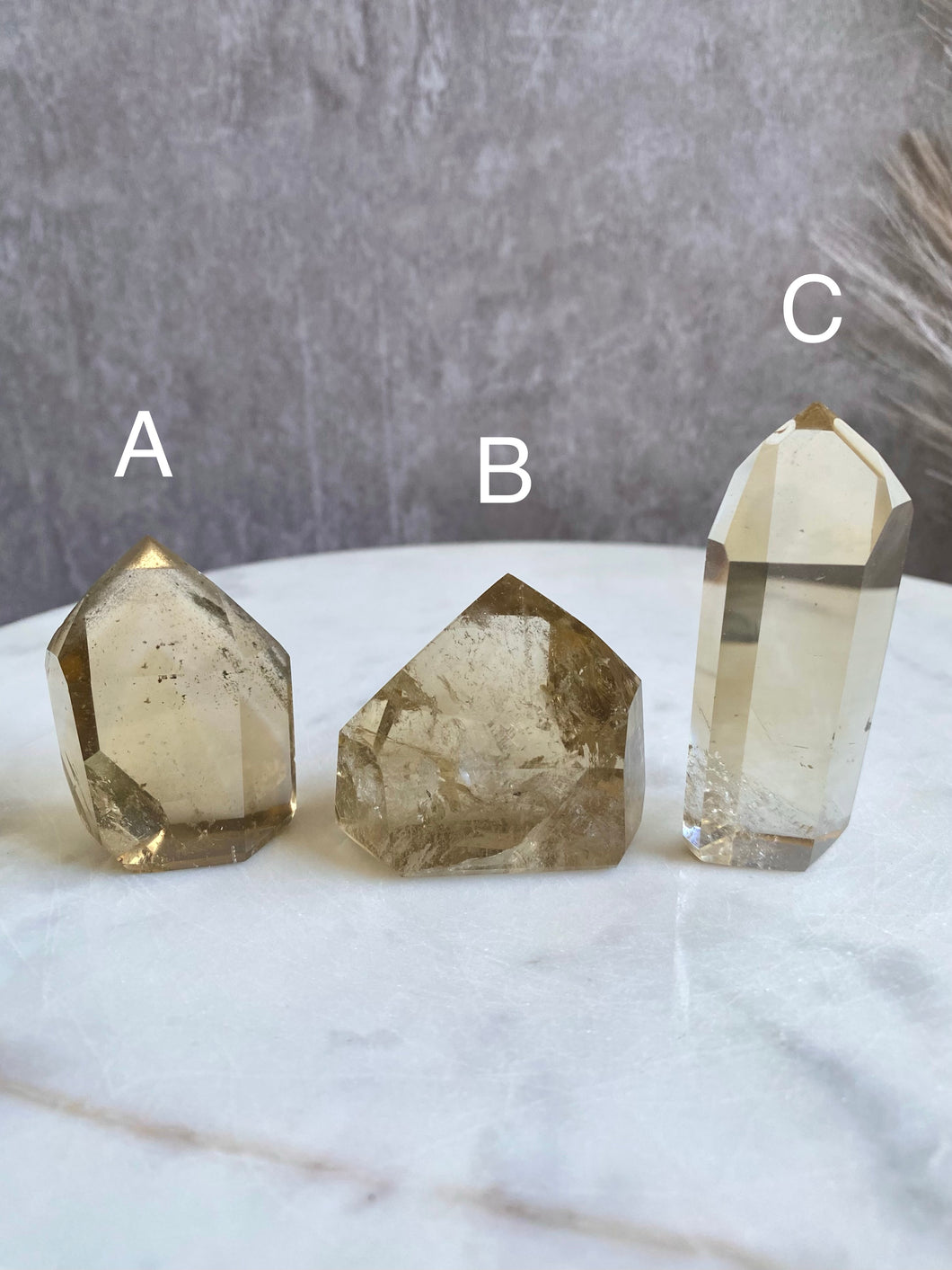 High Quality Brazilian Citrine Towers (A-F)