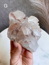 Load image into Gallery viewer, Hematite &amp; Lithium Quartz Clusters (E-G)

