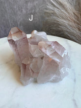 Load image into Gallery viewer, Hematite &amp; Lithium Quartz Clusters (H-J)
