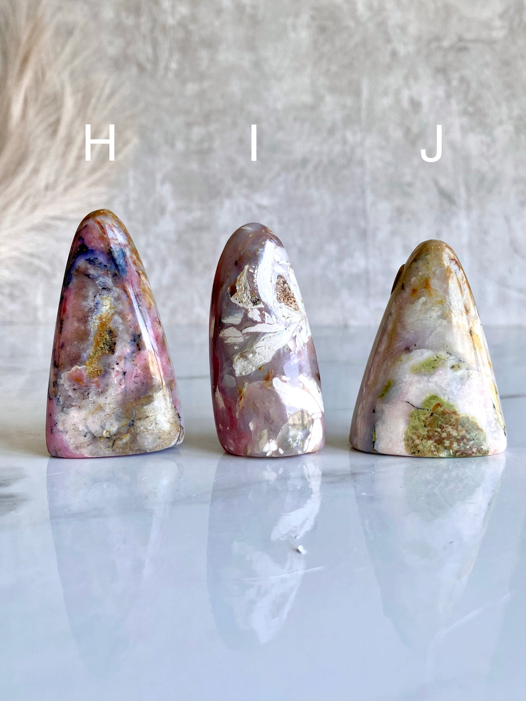 Strawberry Opal Freeforms (H-N)