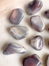 Load image into Gallery viewer, botswana agate tumbles with banding
